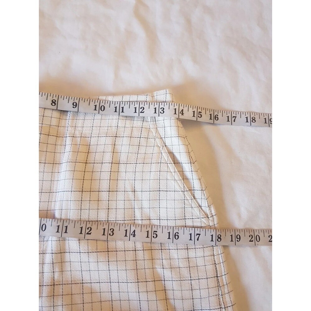 Joie Womens Shorts Sz 4 High Waist Dressy Plaid Ivory Career Work Wear Corporate - Picture 9 of 12